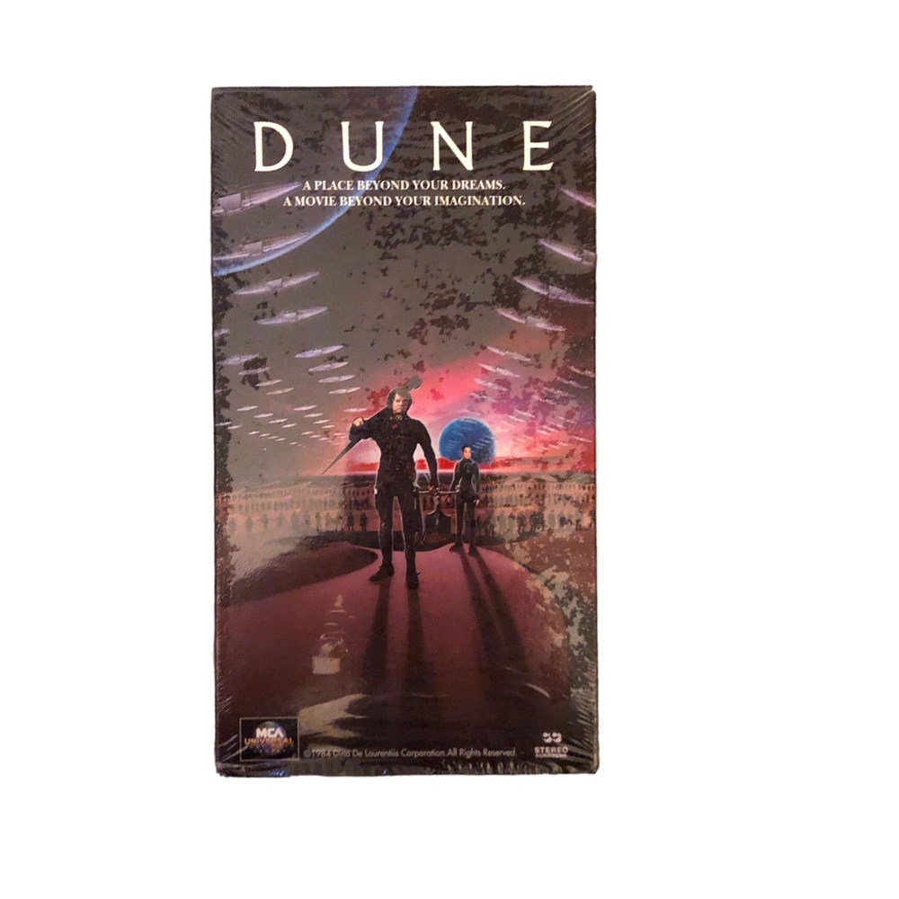 David Lynch’s Dune VHS Cassette Tape Movie Classic